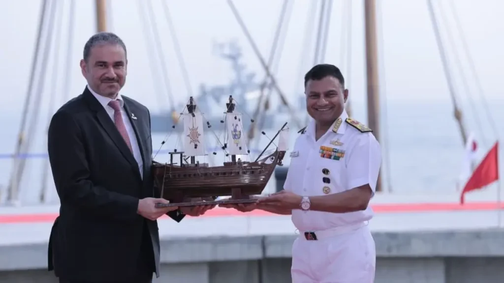 INSV Kaundinya maiden voyage