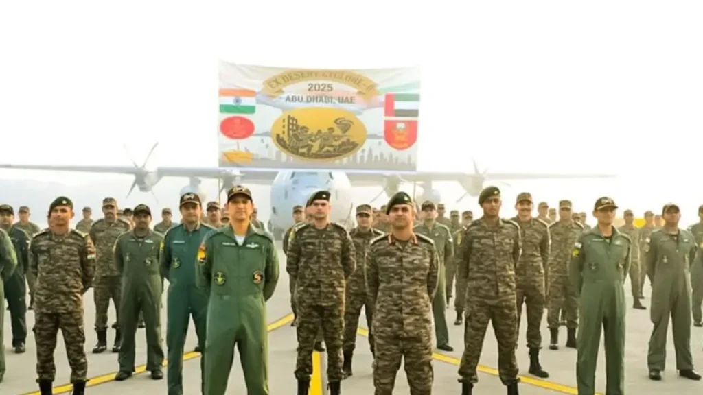 India UAE military exercise