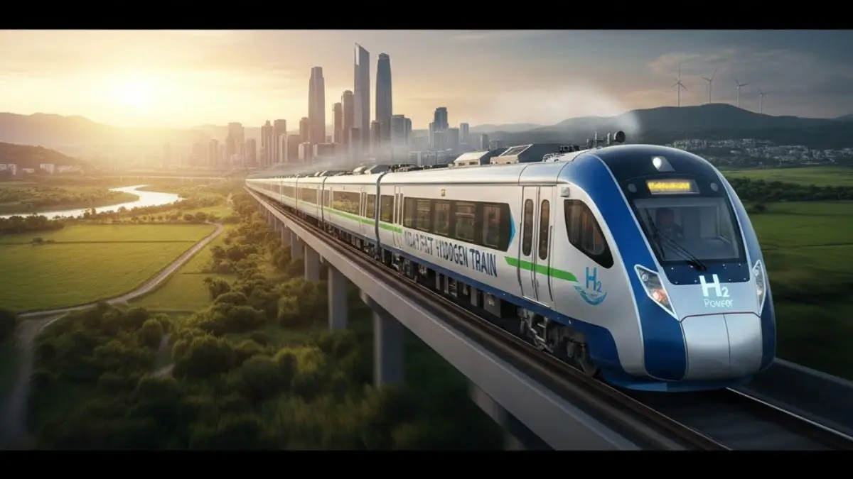 hydrogen powered train in Haryana
