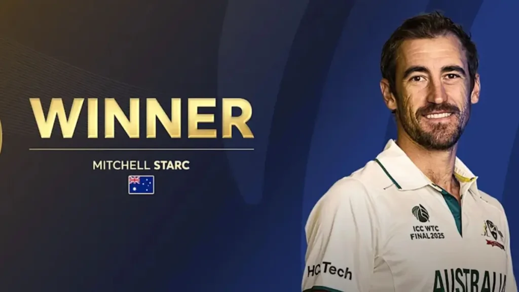 Mitchell Starc Wins ICC Men’s Player of the Month