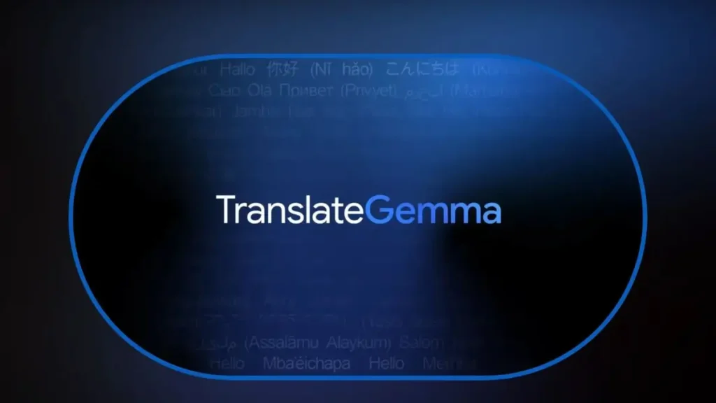 Google TranslateGemma AI model