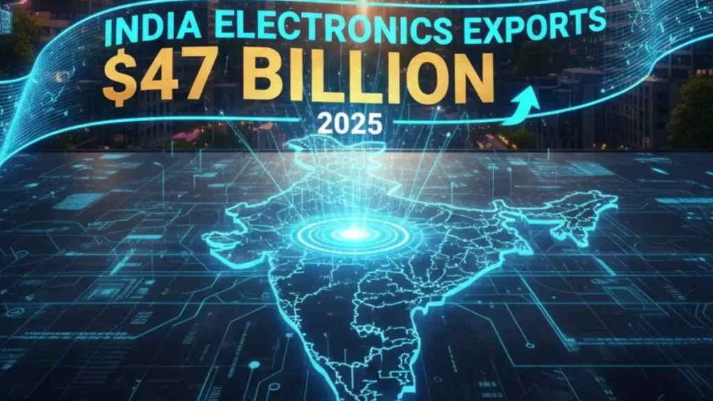 India electronics exports 2025