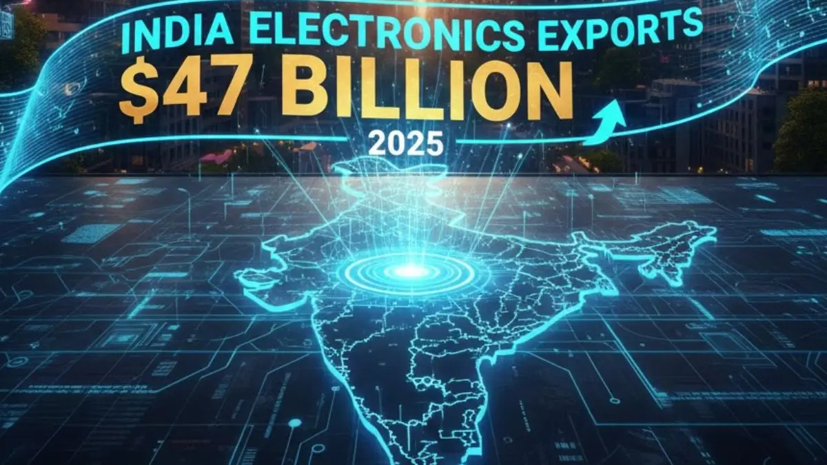 India electronics exports 2025