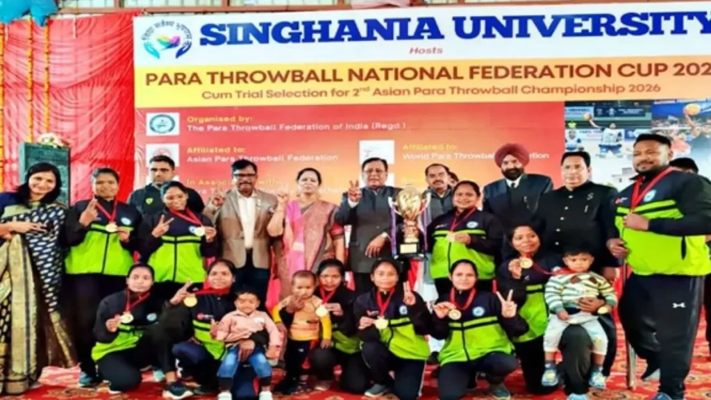 Jharkhand para throwball gold