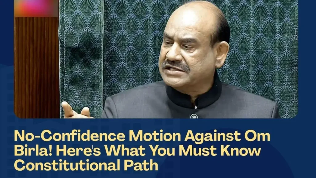 No Confidence Motion Against Om Birla
