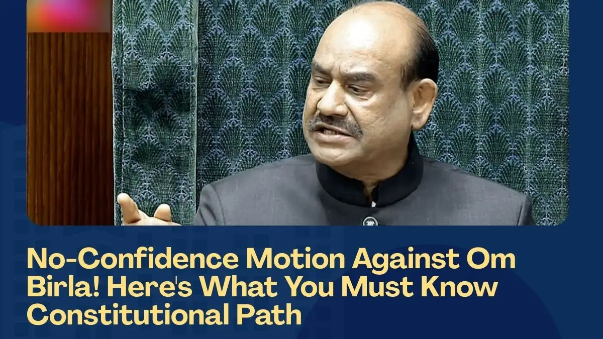 No Confidence Motion Against Om Birla