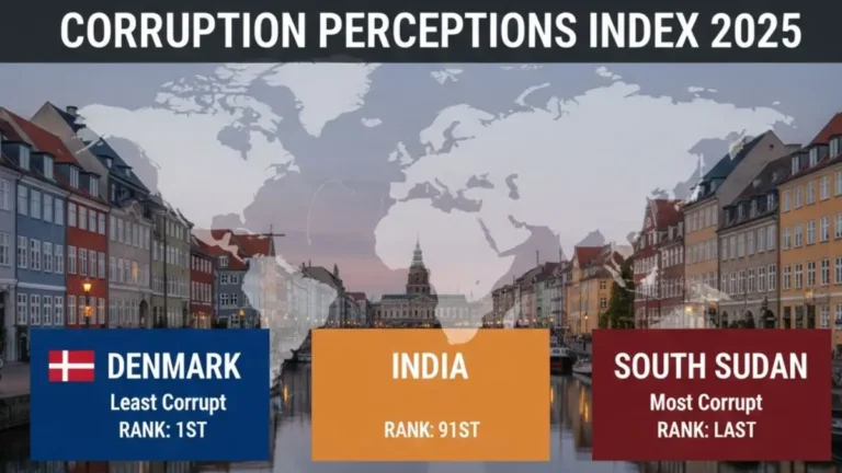 Global Corruption Perceptions Index 2025 Decline Explained for Government Exams