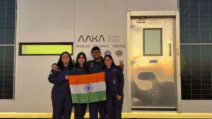 Youngest Indian analog astronaut