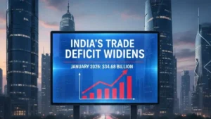 India trade deficit January 2026