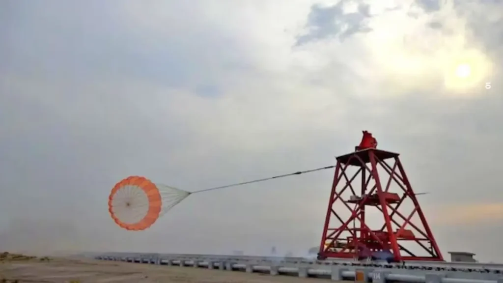 Gaganyaan High-Speed Drogue Parachute Test
