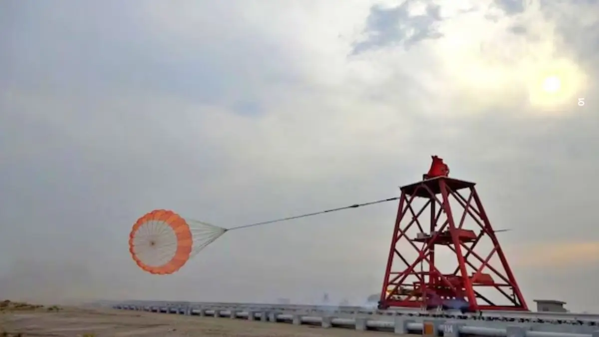 Gaganyaan High-Speed Drogue Parachute Test