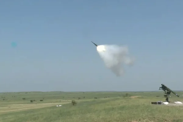 Strela-10 VSHORADS test firing