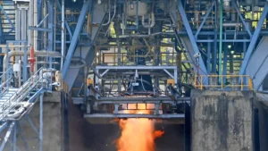 CE20 Cryogenic Engine Ground Test