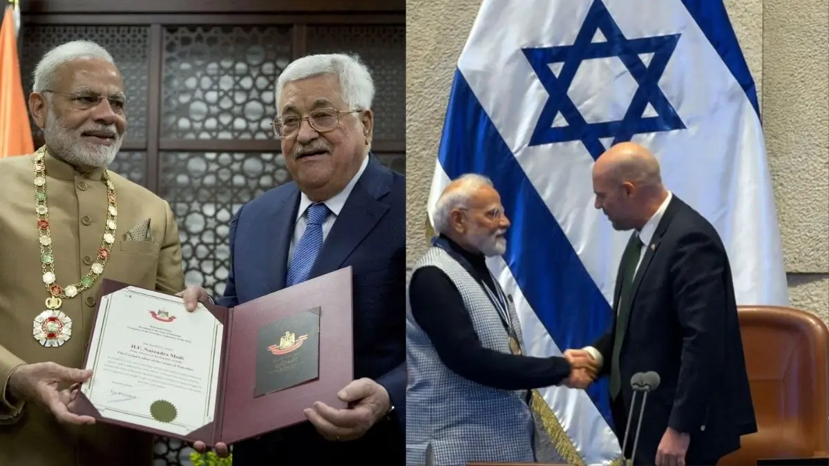 India Israel Palestine Diplomatic