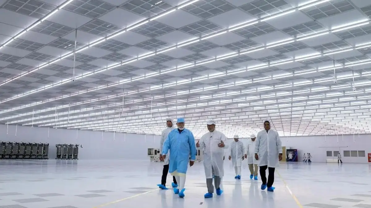 Micron Semiconductor Clean Room in Gujarat