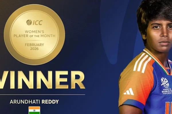 Arundhati Reddy ICC Women’s Player of the Month