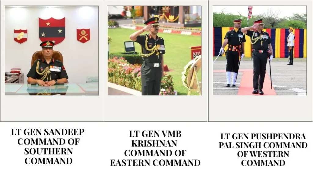 Indian Army new commanders 2026