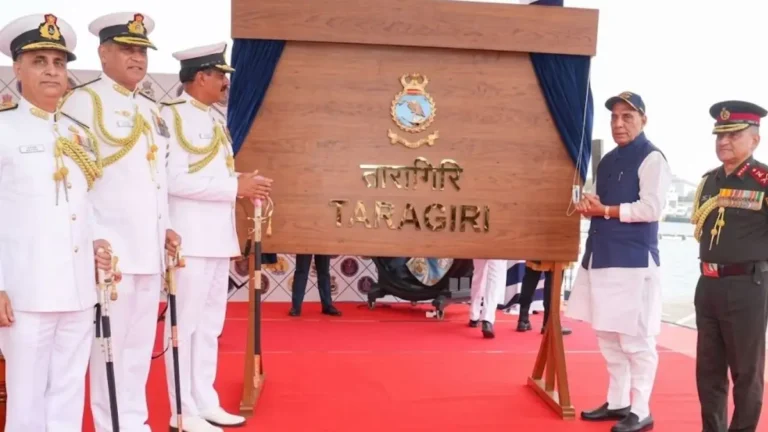 INS Taragiri Commissioned: Advanced Stealth Frigate Joins Indian Navy Fleet