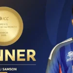Sanju Samson ICC Player of the Month March