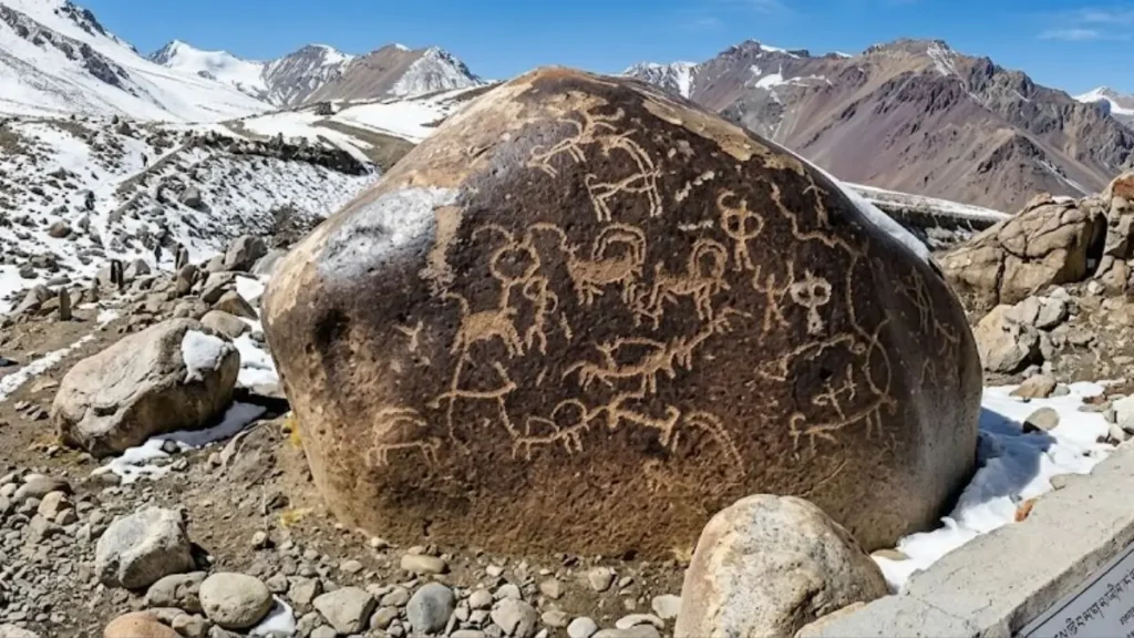 ladakh petroglyph conservation park india