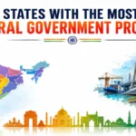 states with most central government projects