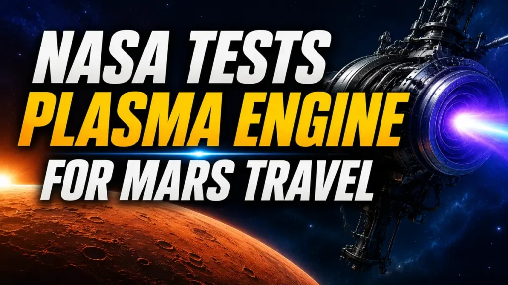 NASA plasma engine test
