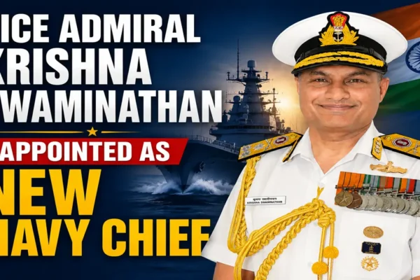 vice admiral krishna swaminathan appointment