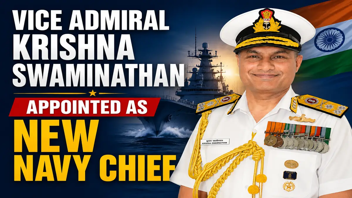 vice admiral krishna swaminathan appointment