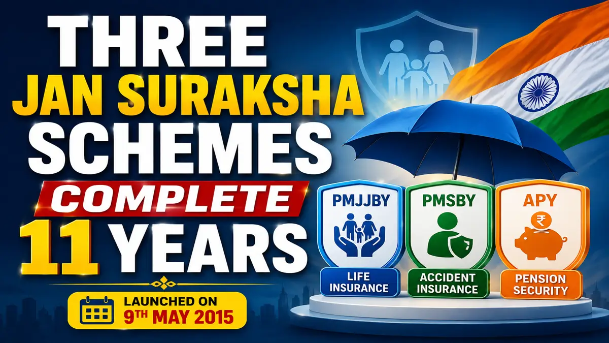 jan suraksha schemes 11 years