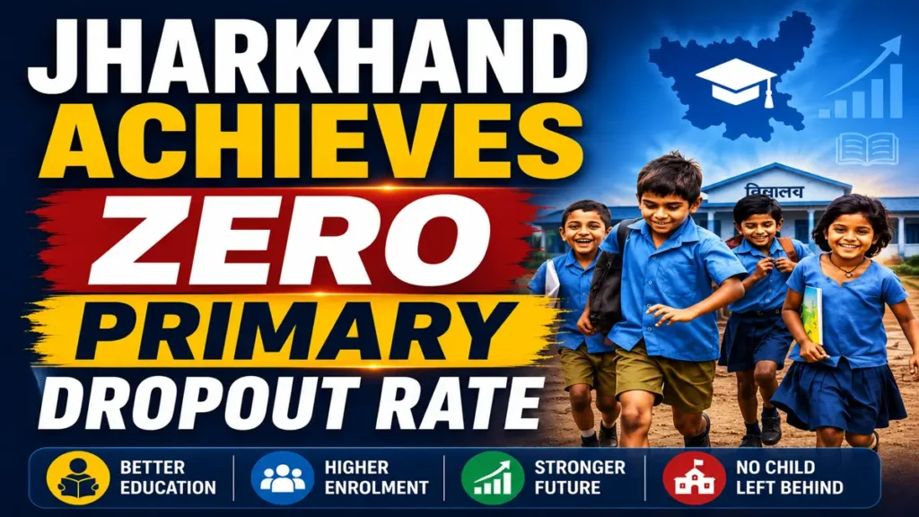 Jharkhand Zero Primary Dropout Rate 2024-25
