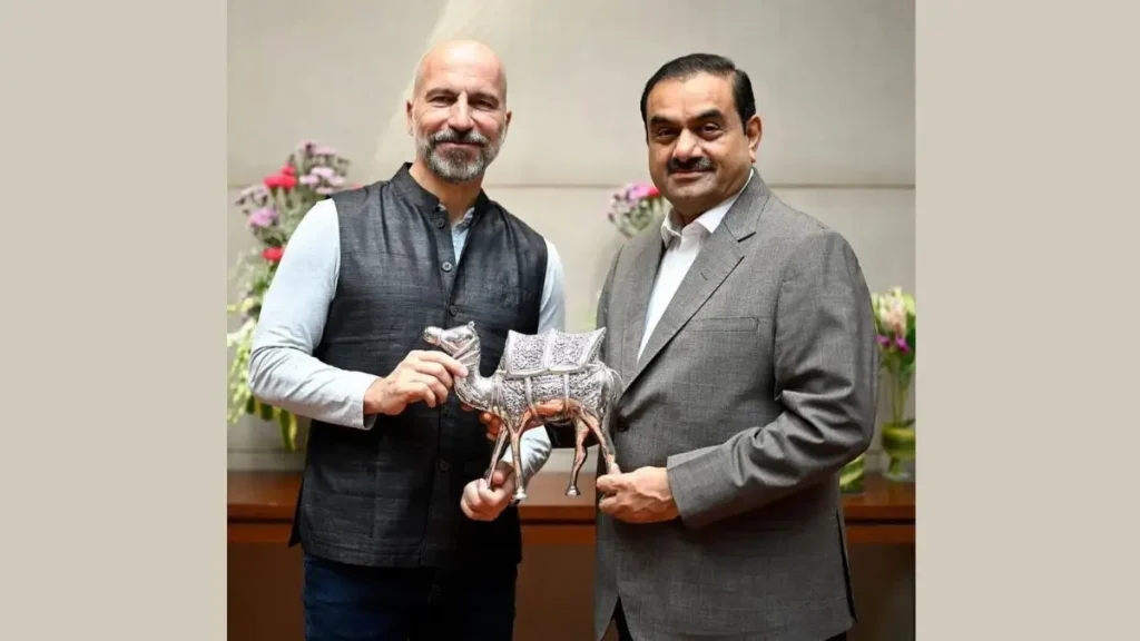 Uber Data Centre India Partnership with Adani Group