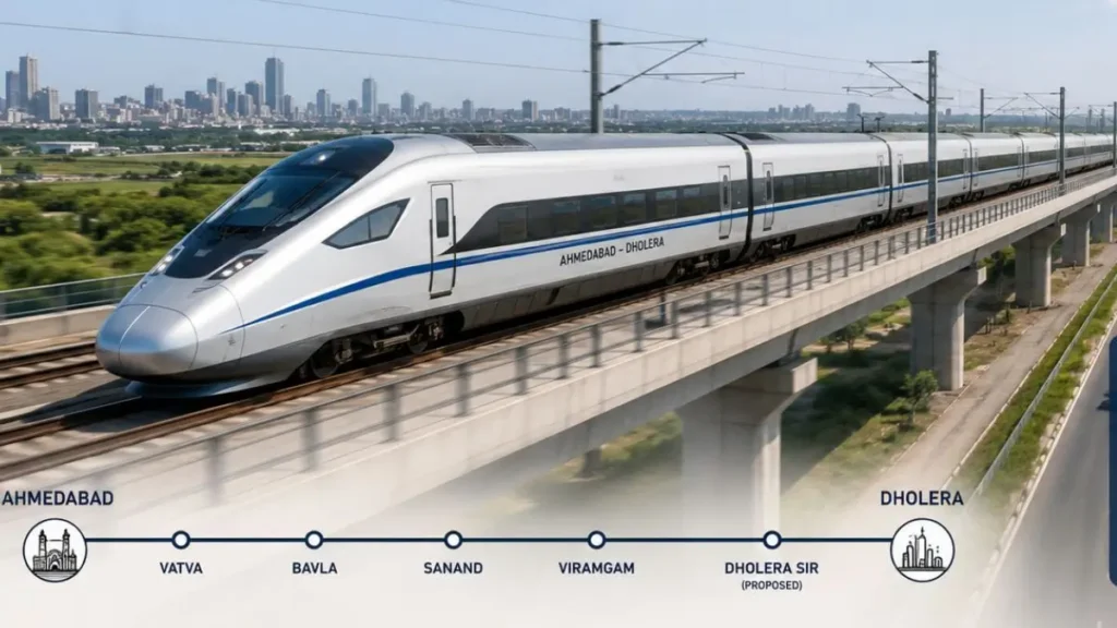 ahmedabad dholera rail project