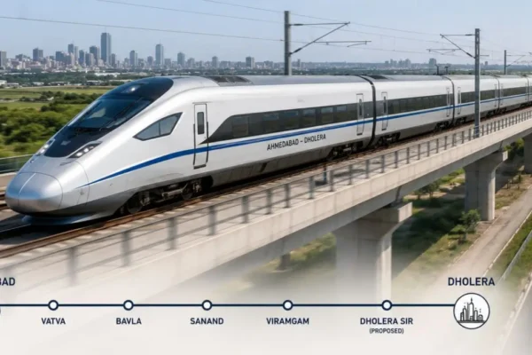 ahmedabad dholera rail project
