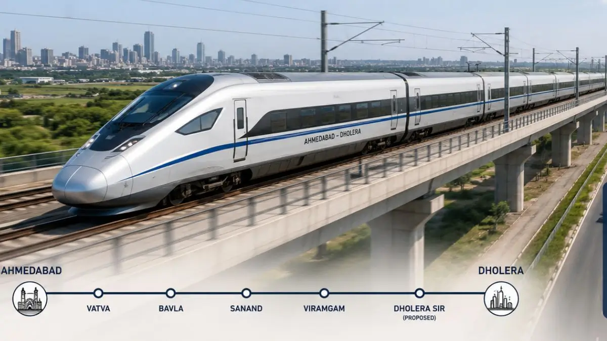 ahmedabad dholera rail project
