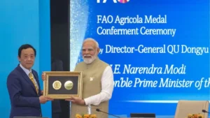PM Modi FAO Agricola Medal 2026