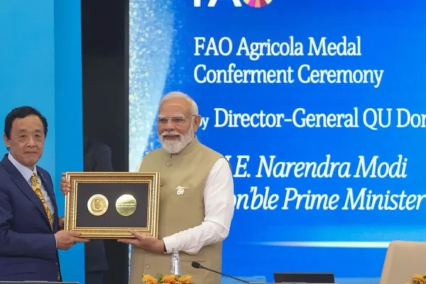 PM Modi FAO Agricola Medal 2026