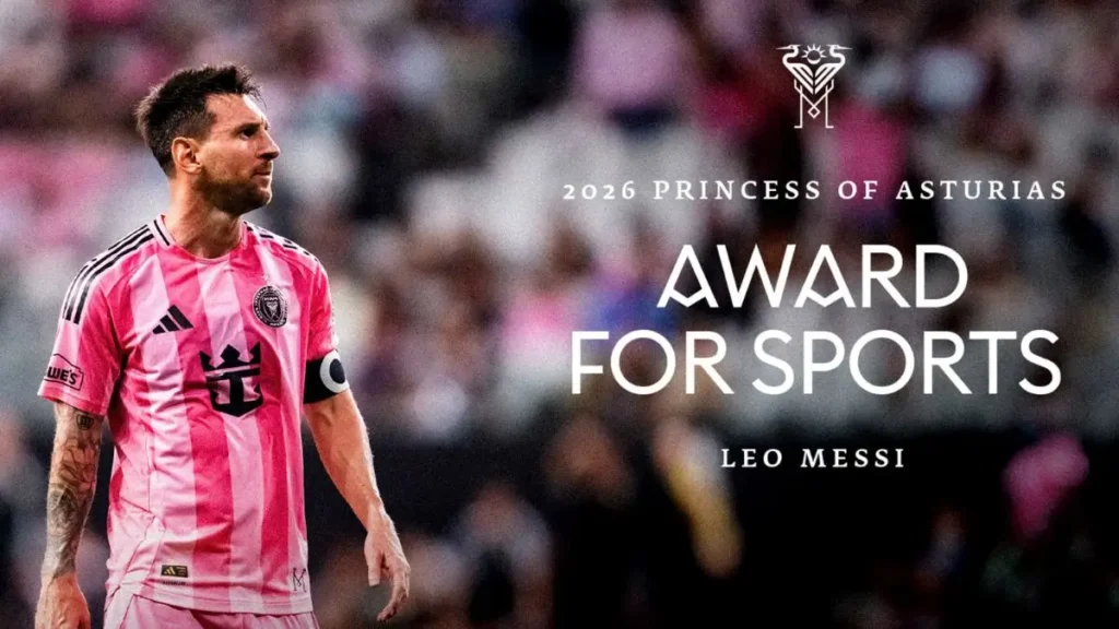 Messi Princess of Asturias Sports Award 2026