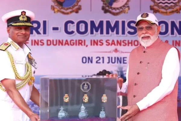 INS Agray INS Dunagiri INS Sanshodhak Commissioning