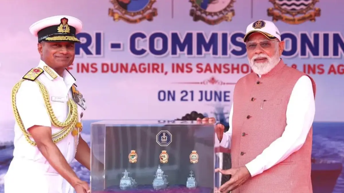 INS Agray INS Dunagiri INS Sanshodhak Commissioning