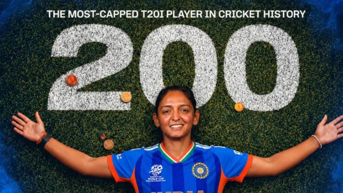 harmanpreet kaur 200 t20 internationals