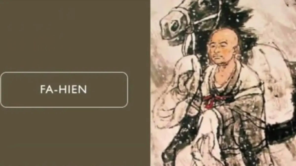 fa hien visited india reign