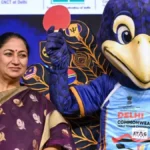 Delhi Mayur mascot 2026