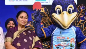 Delhi Mayur mascot 2026