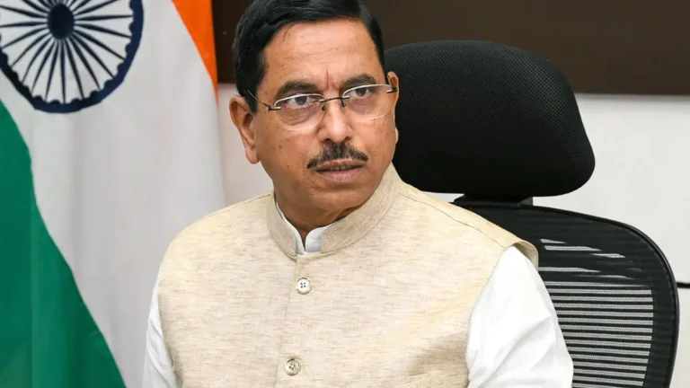 Pralhad Joshi Education Minister: Pralhad Joshi Takes Charge as Union Education Minister After Dharmendra Pradhan Resigns