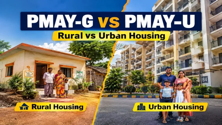 PMAY-G vs PMAY-U Difference: Rural and Urban Housing Schemes Explained