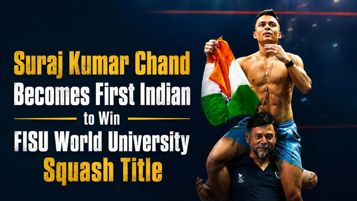 Suraj Kumar Chand FISU title