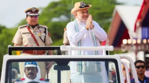 President’s Colours to Puducherry Police