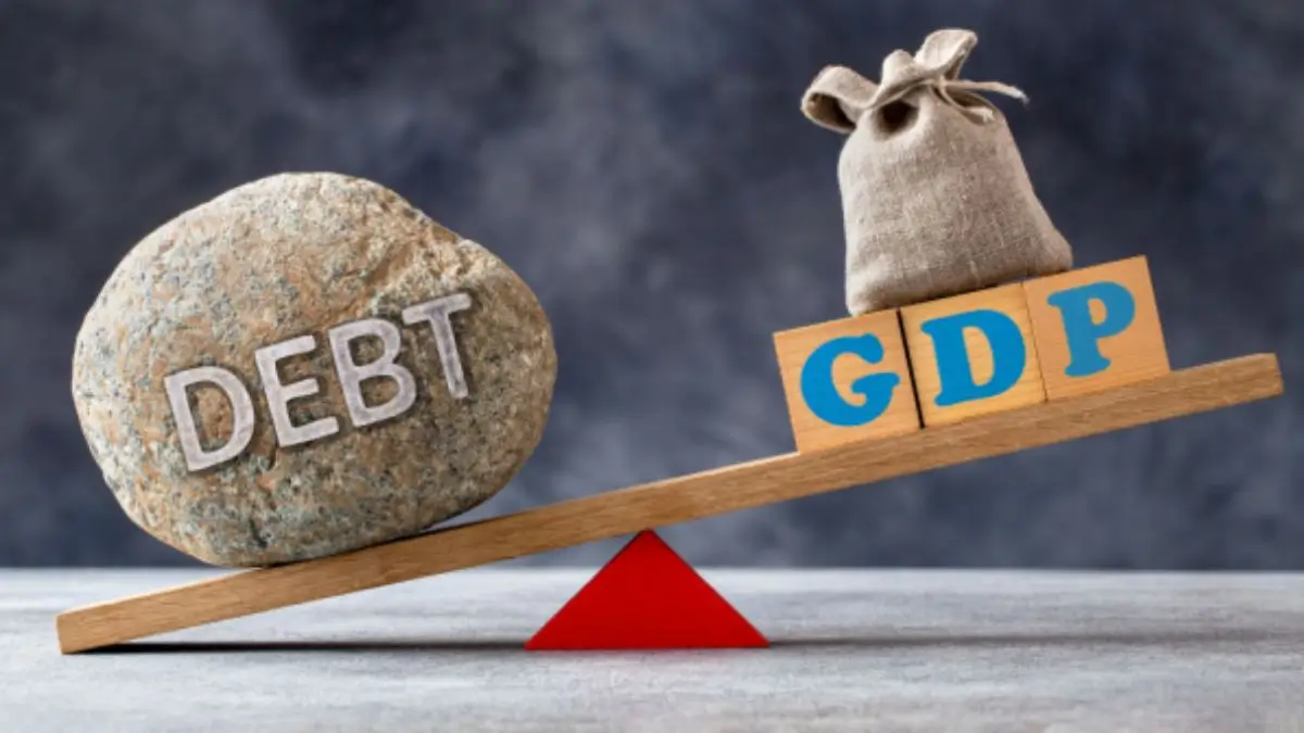 government debt to GDP ratio