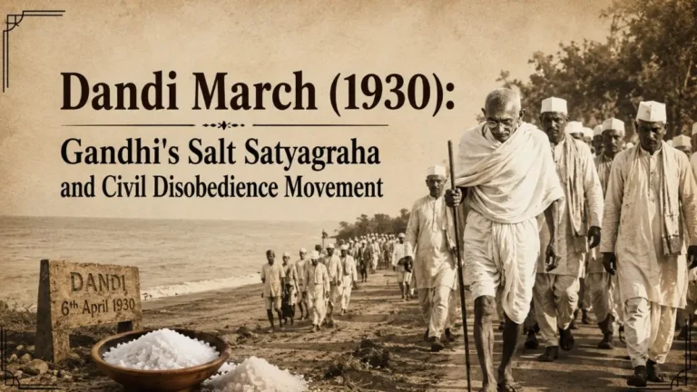 Dandi March 1930: Salt Satyagraha, Gandhi’s March and Civil Disobedience Movement