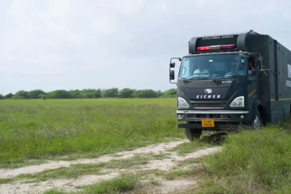 blackbuck release in Banni Grasslands
